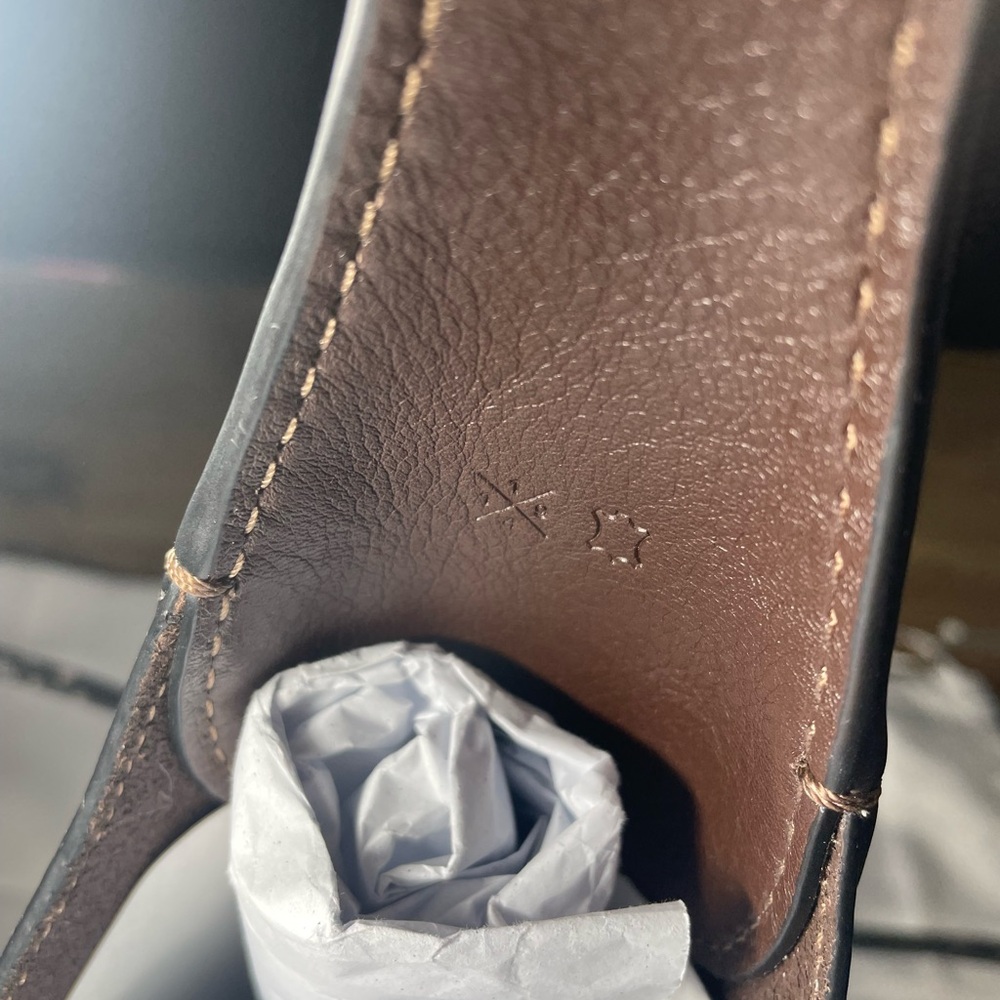 Coach Rich Brown Leather Tote - Picture 13 of 14